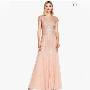 Adrianna Papell Women's Long Beaded Dress
